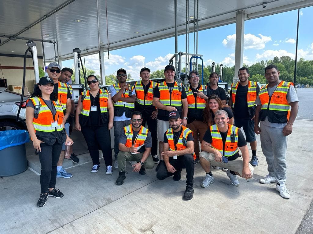Unique Corp team at location